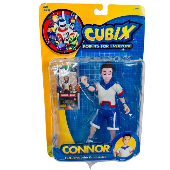 Cubix Robots for Everyone CONNOR Action Figure Toy Human Kid Trendmasters - Picture 1 of 8